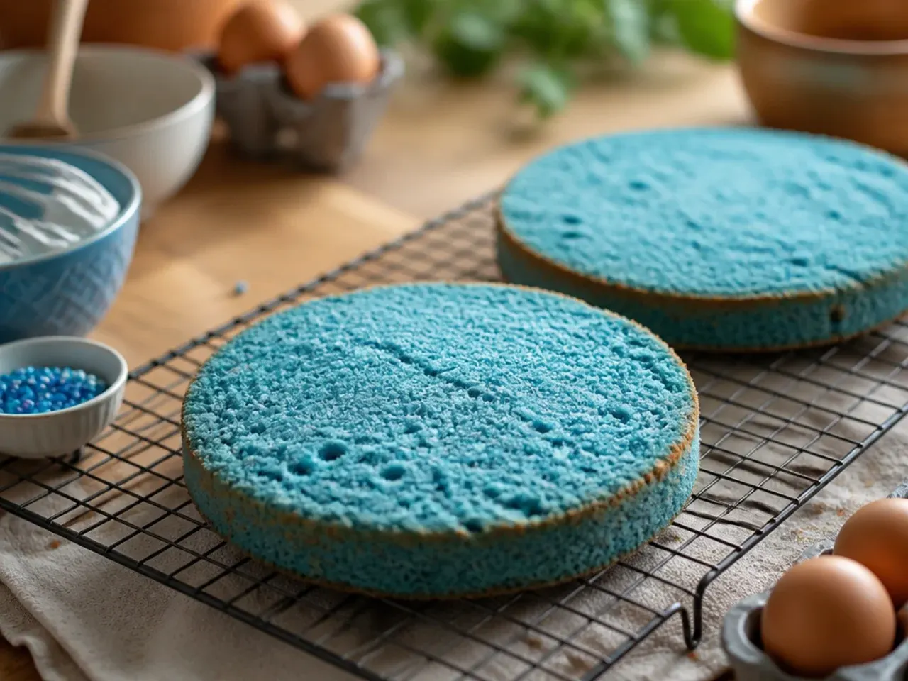 2 tier bluey cake ideas recipe step 4