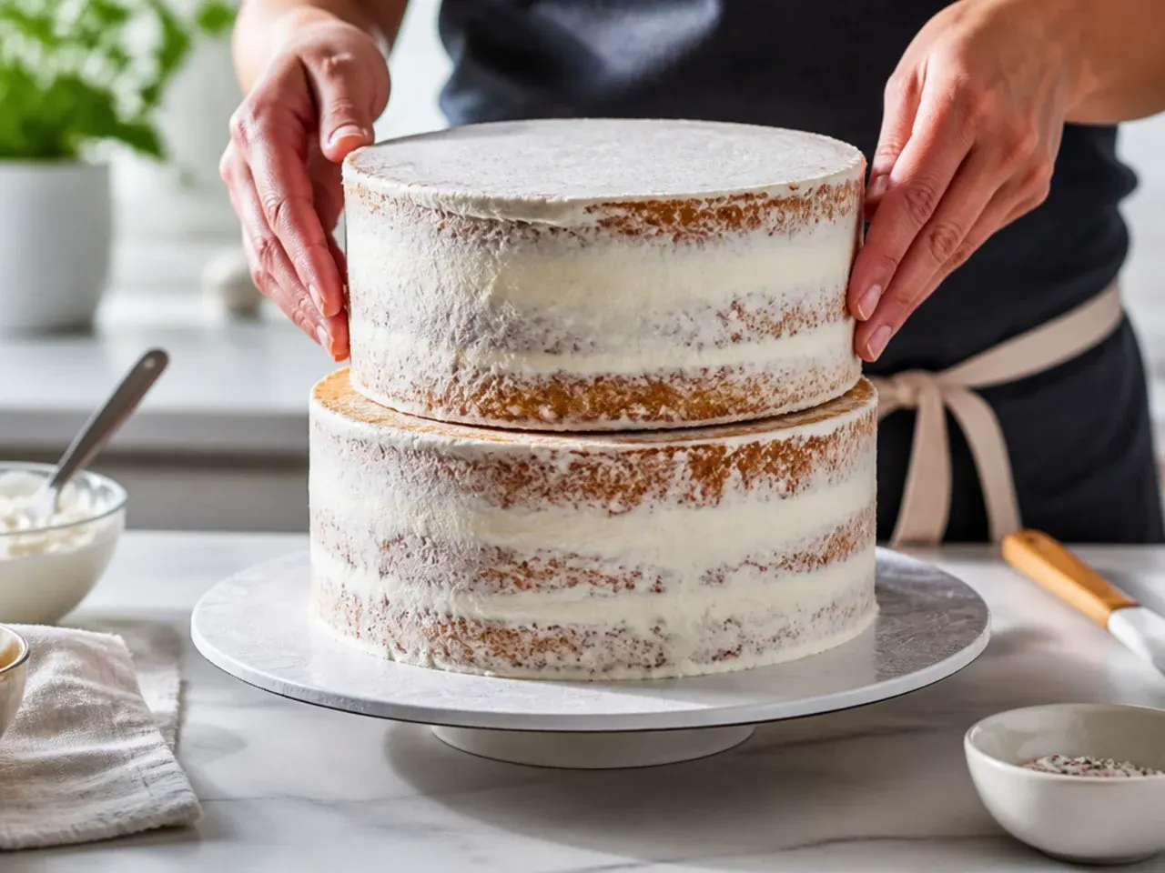 2 tier bluey cake ideas recipe step 6