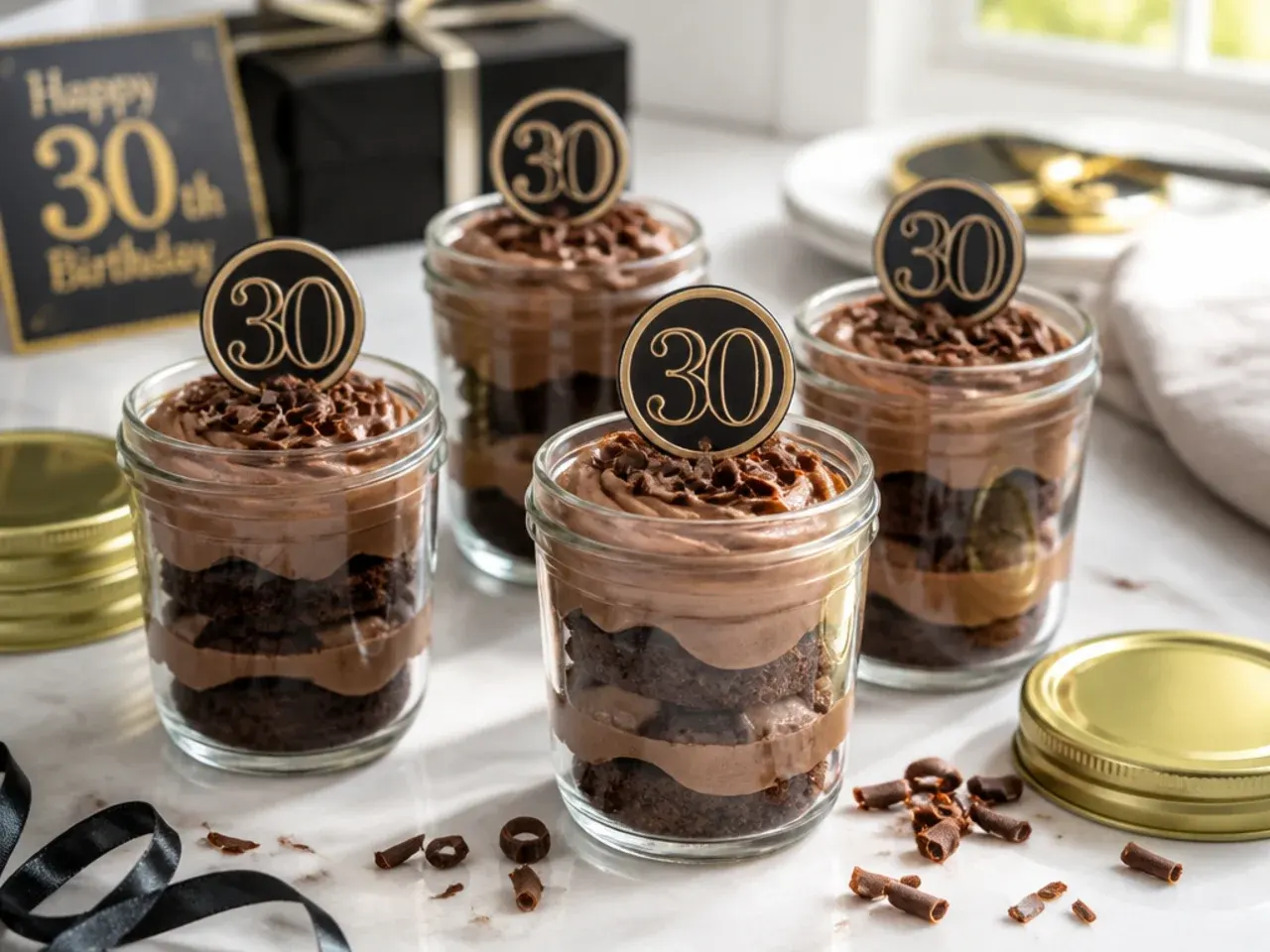 Frosted chocolate cake stored under a glass cake dome on a kitchen counter