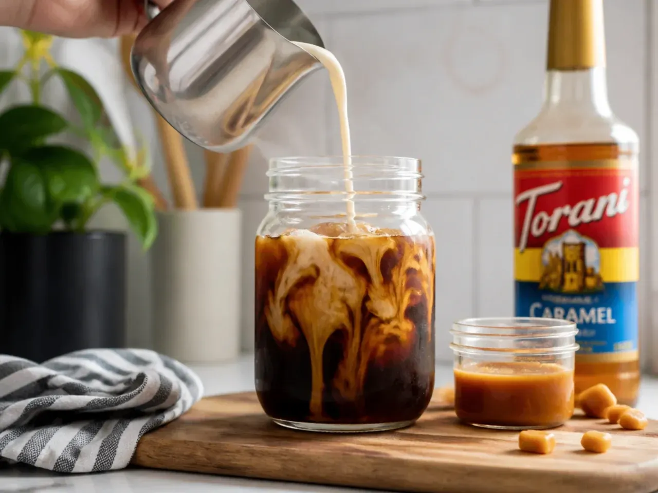 7 brew caramel drinks recipe step 1