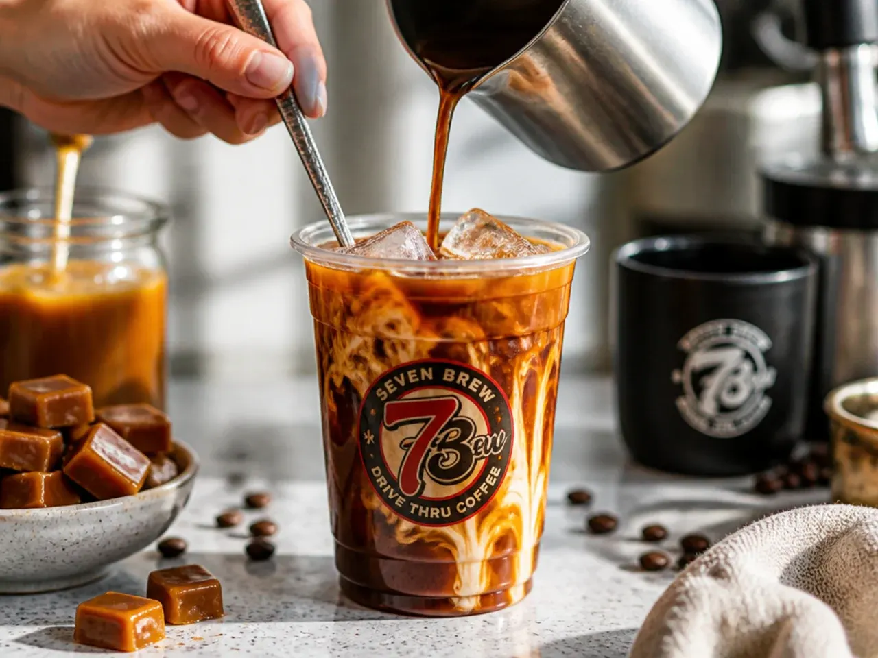 7 brew caramel drinks recipe step 5