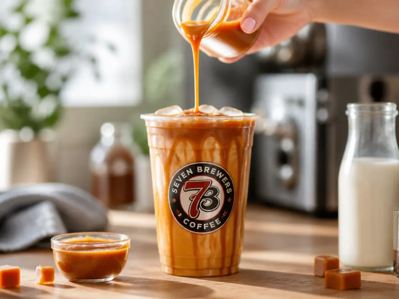7 brew caramel drinks recipe step 6