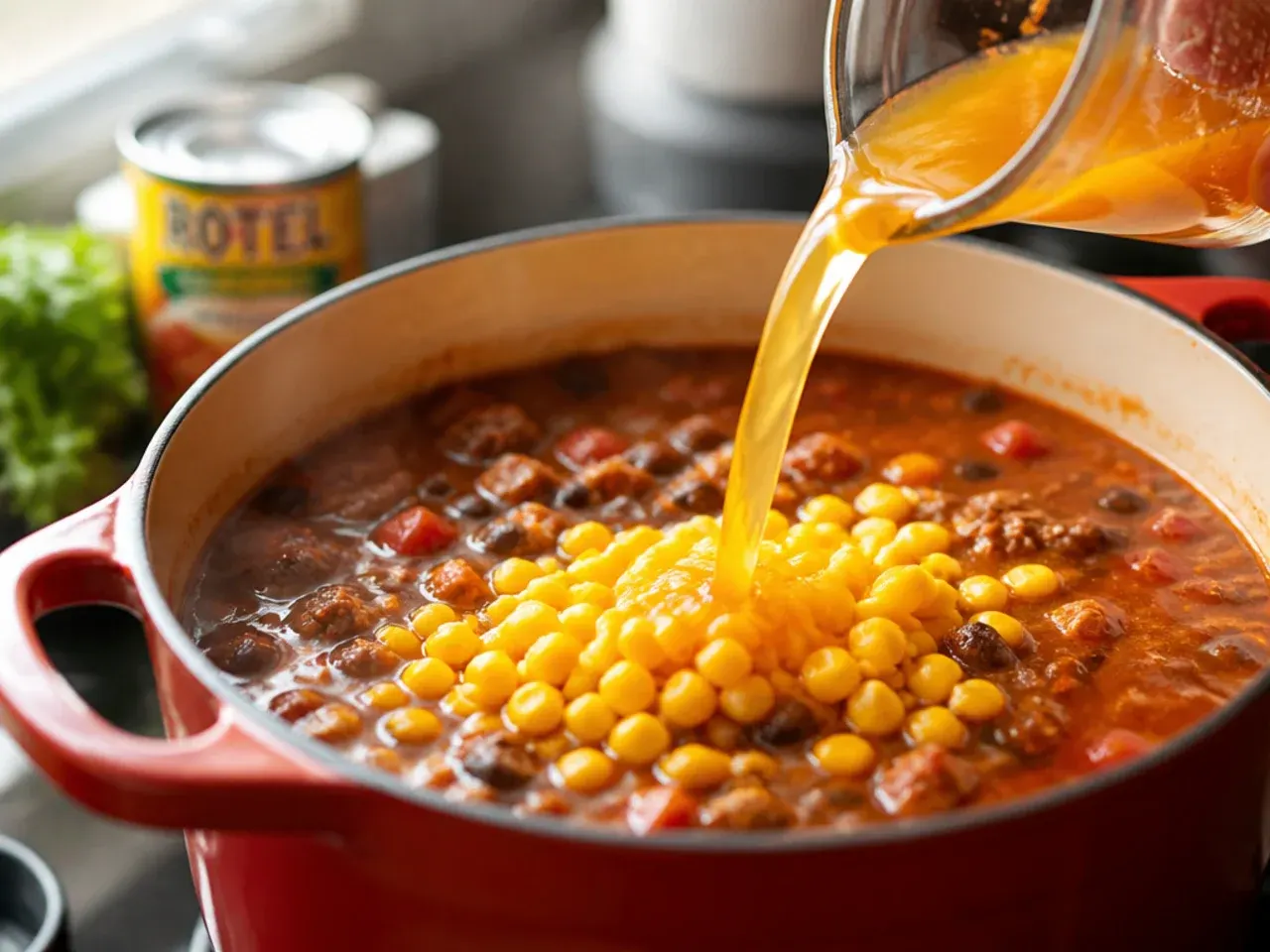 7 can taco soup recipe step 4