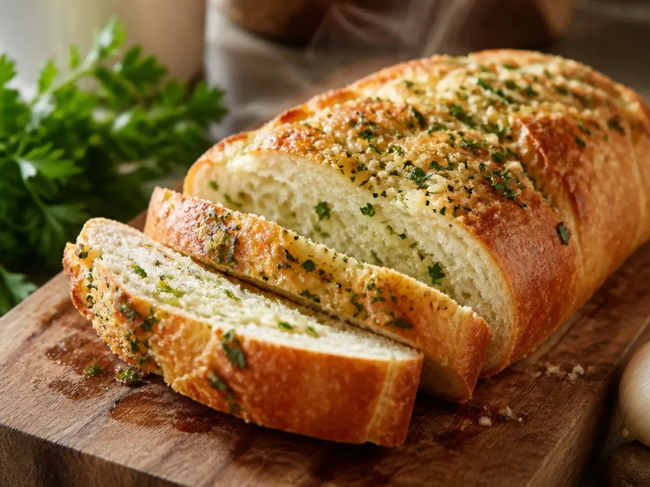 air fryer garlic bread recipe step 7