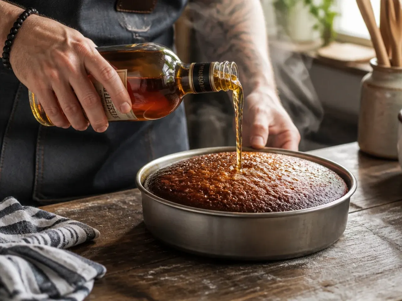 alcohol cake ideas for men recipe step 9