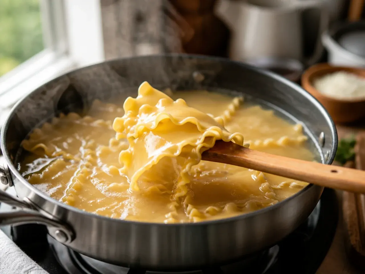alfredo lasagna soup recipe step 4