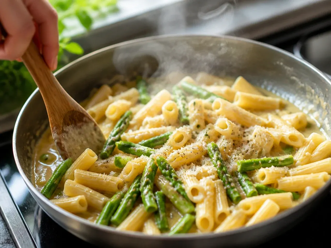 asparagus pasta recipes recipe step 2