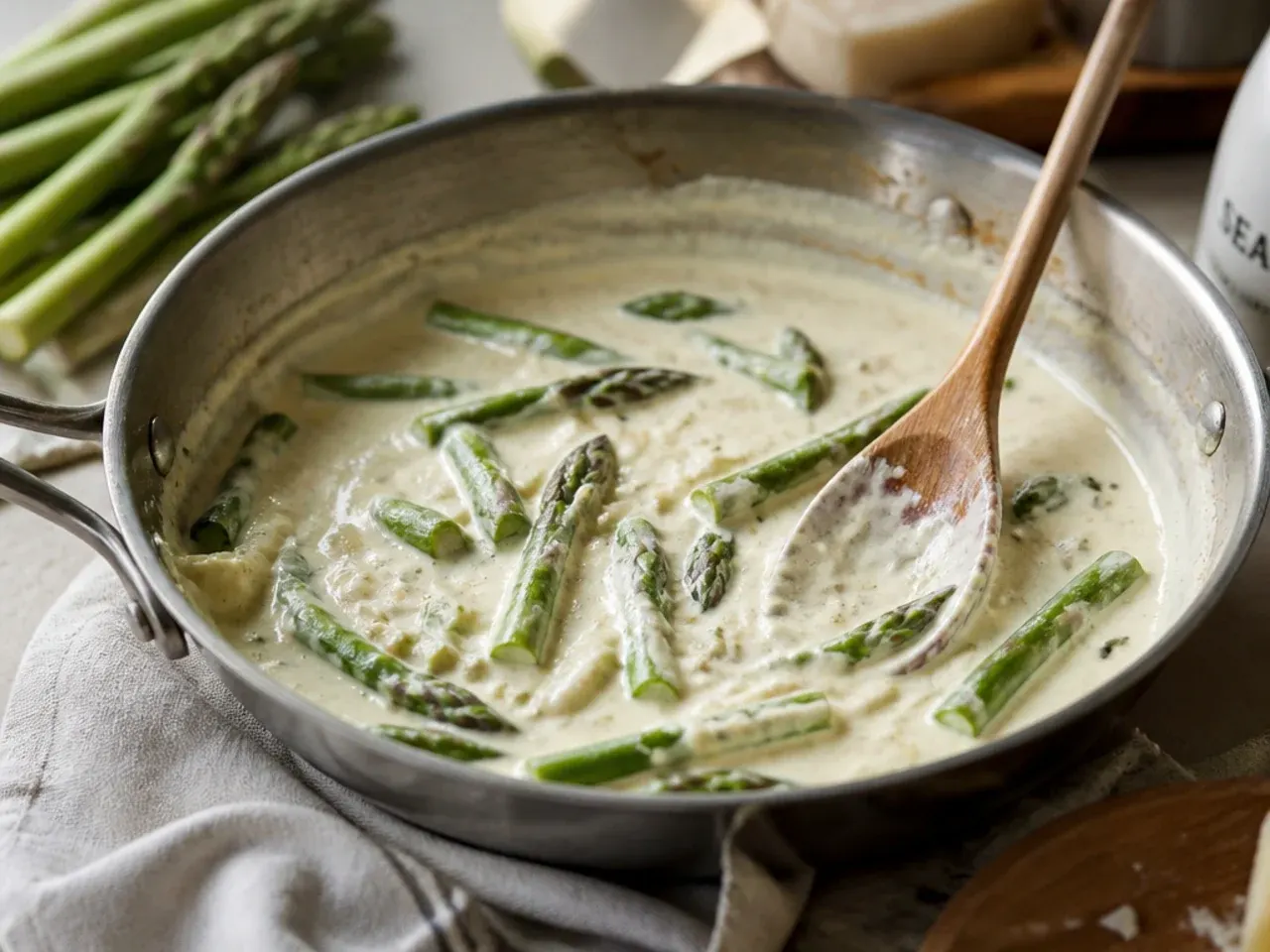 asparagus pasta recipes recipe step 5