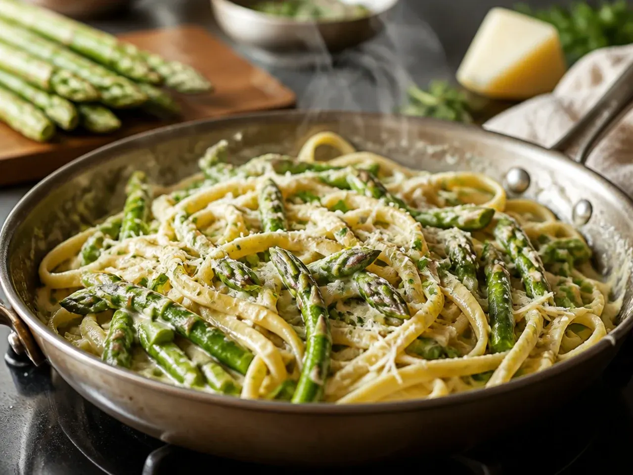 asparagus pasta recipes recipe step 7