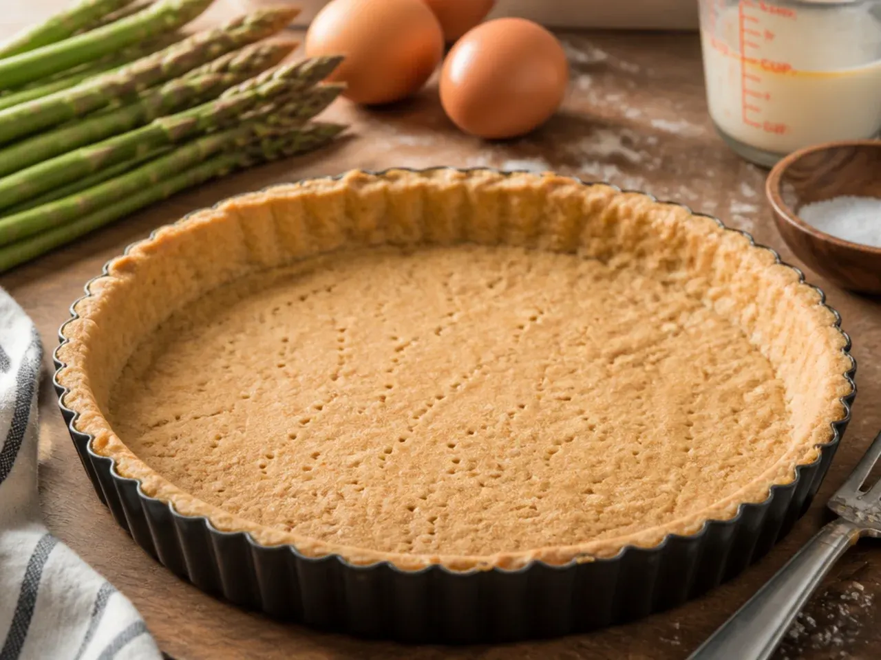 asparagus quiche recipes recipe step 2