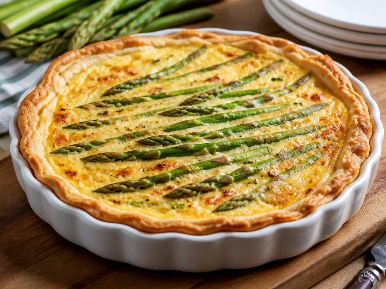 asparagus quiche recipes recipe step 6