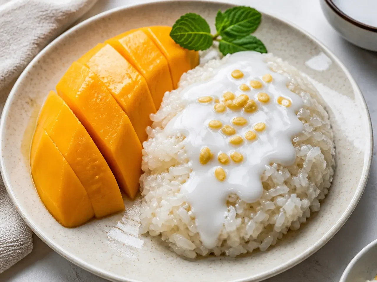Pro tips for making authentic mango sticky rice with perfectly steamed glutinous rice