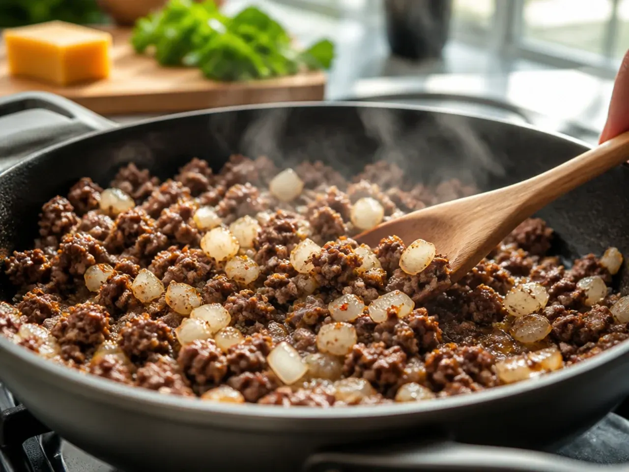 bacon cheeseburger tater tot casserole recipe step 3