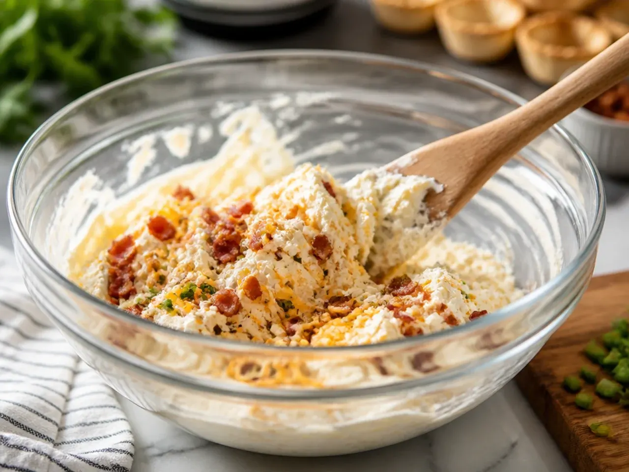 bacon phyllo cup appetizers recipe step 2
