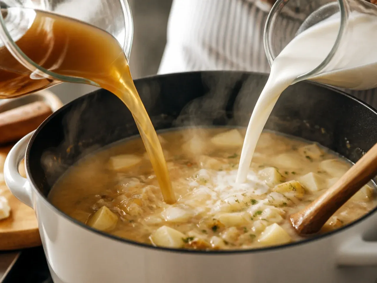 baked potato soup recipe step 4