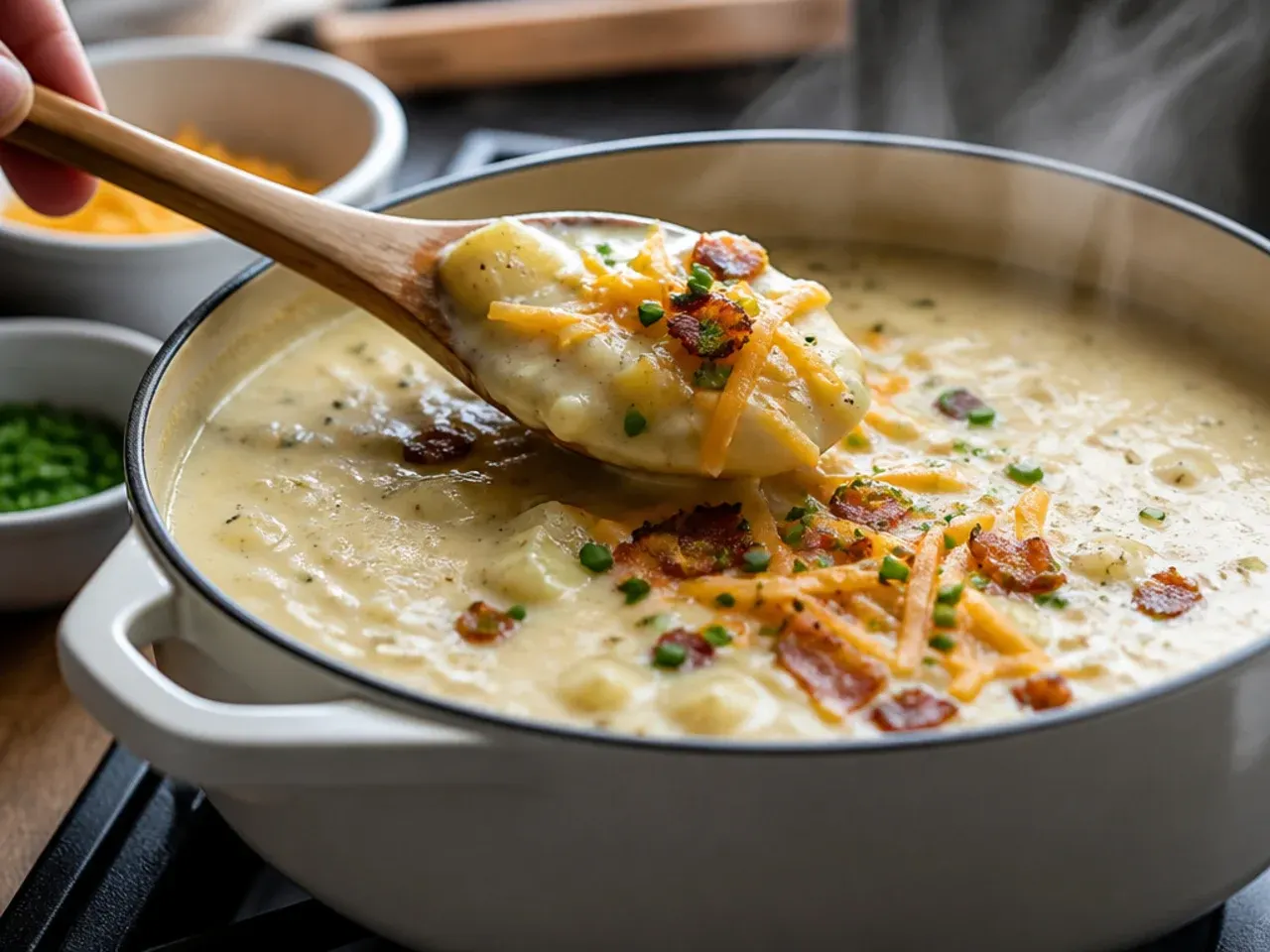 baked potato soup recipe step 7