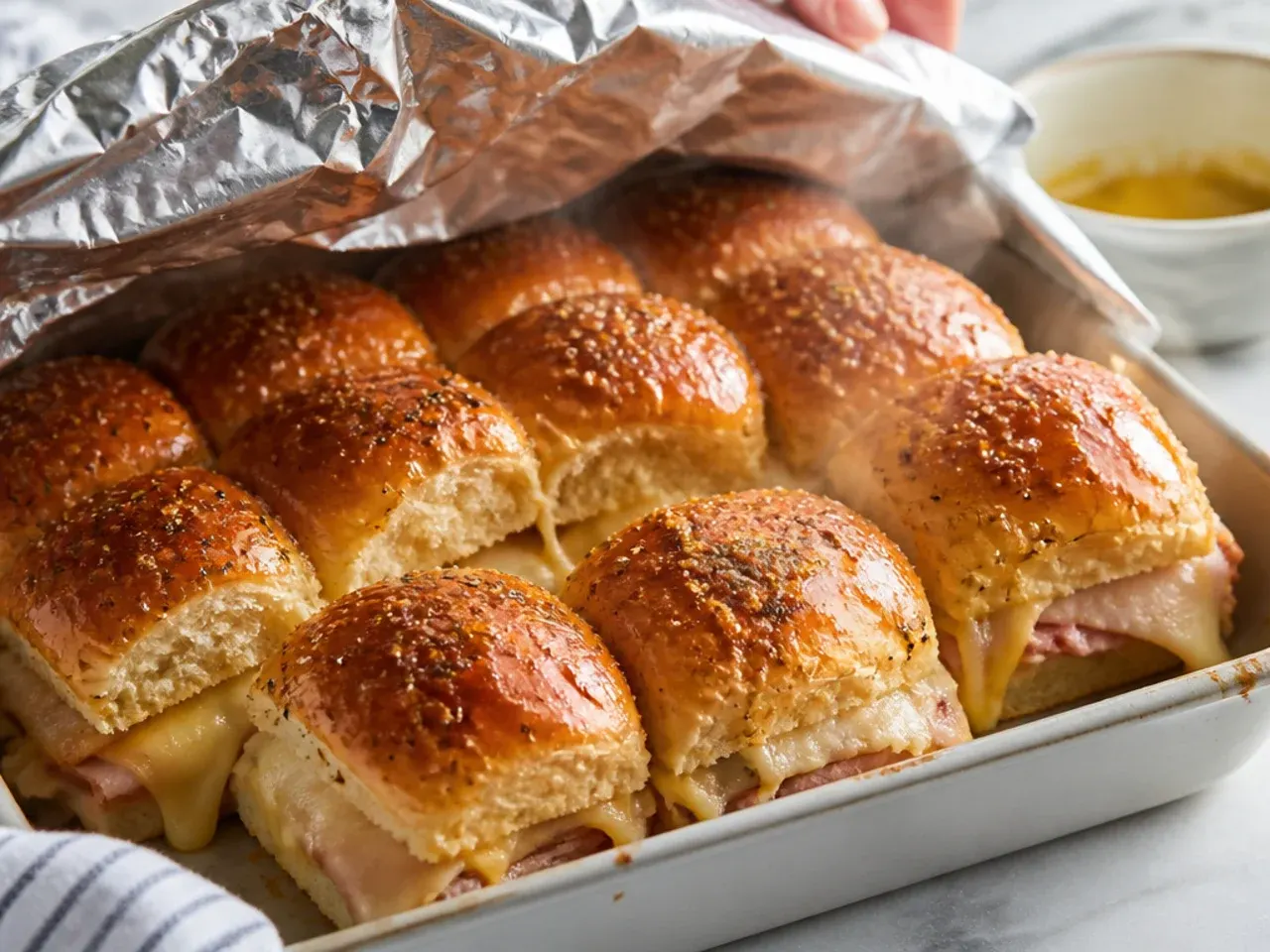 baked sliders recipes hawaiian rolls recipe step 7