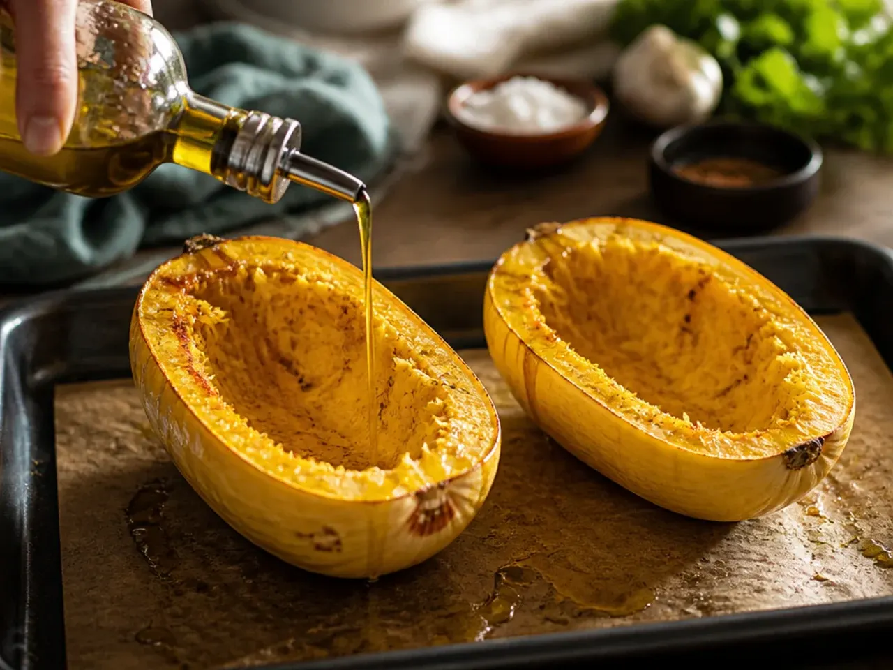 baked spaghetti squash recipes recipe step 2