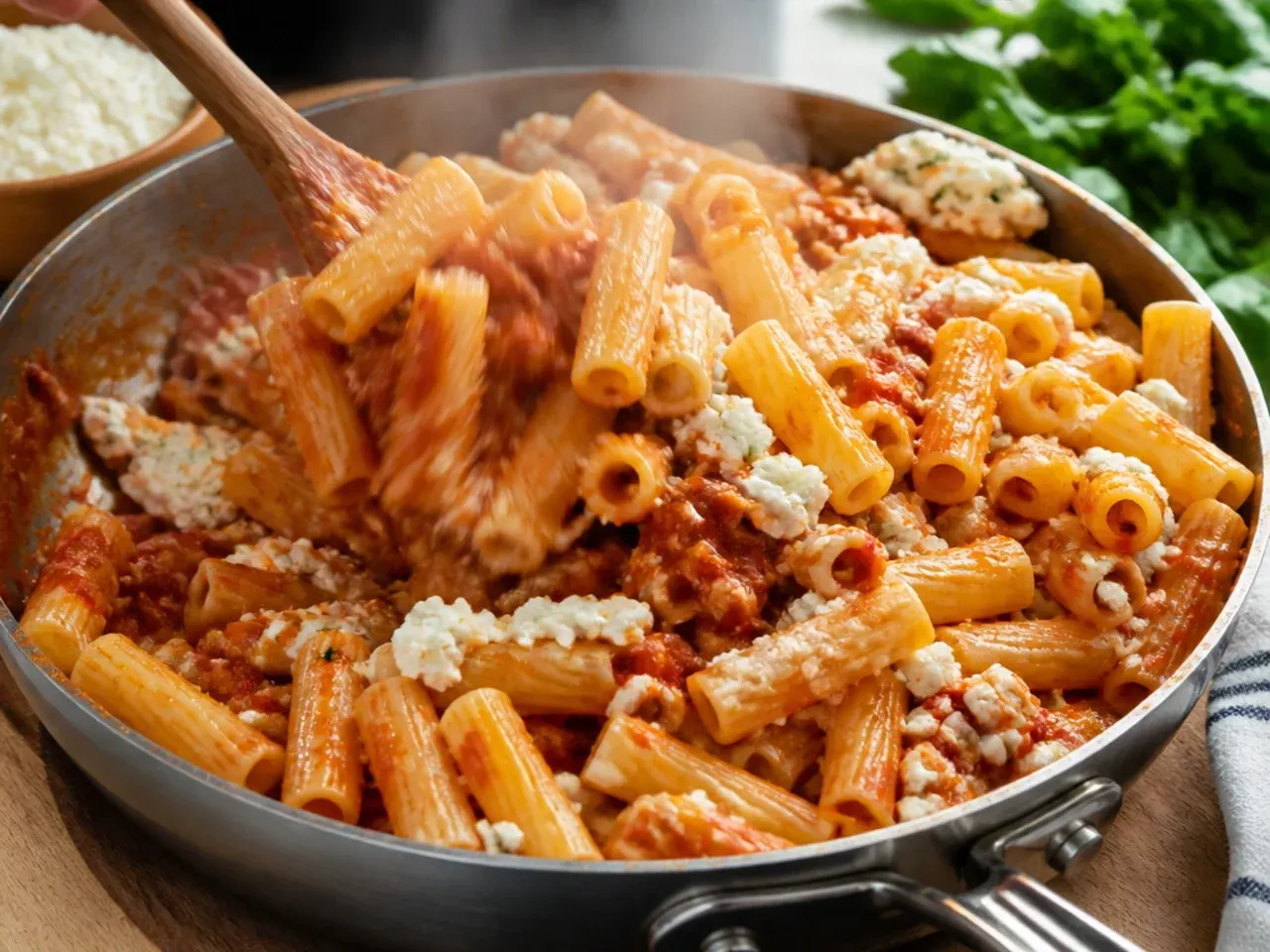 baked ziti with cottage cheese recipe step 15