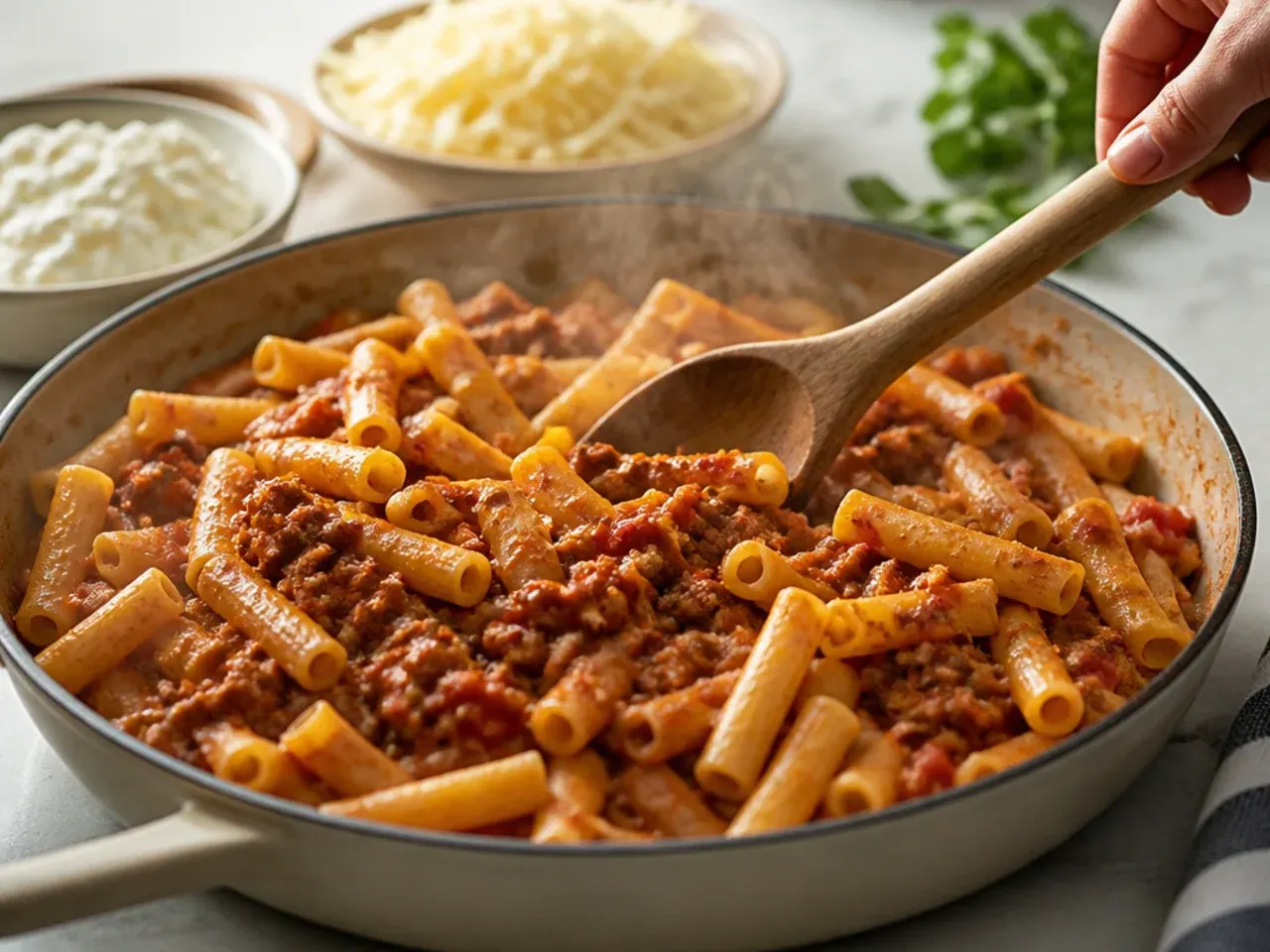 baked ziti with cottage cheese recipe step 16