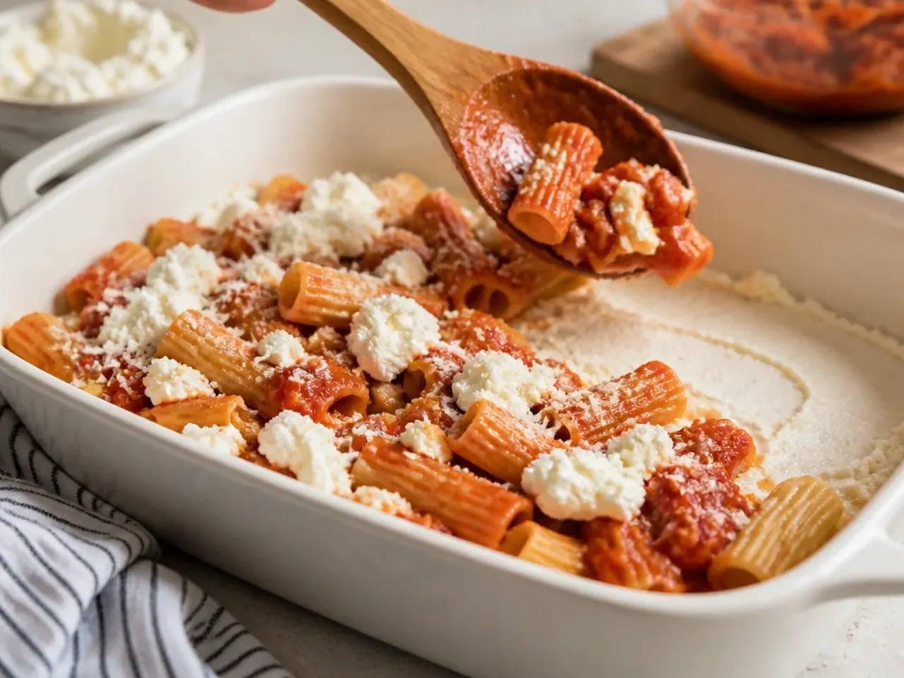 baked ziti with cottage cheese recipe step 19