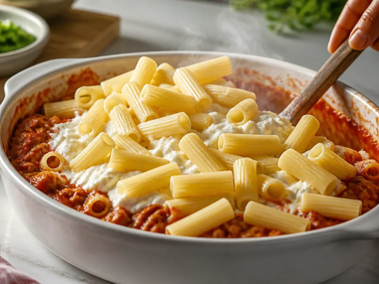 baked ziti with cottage cheese recipe step 20