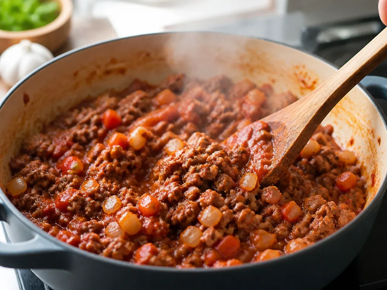 baked ziti with ground beef and ricotta recipe step 2