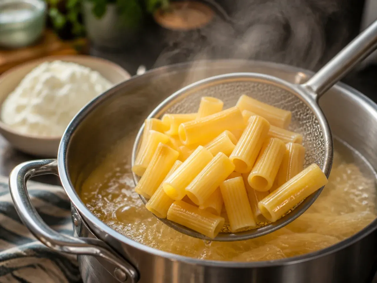 baked ziti with ricotta recipe step 1