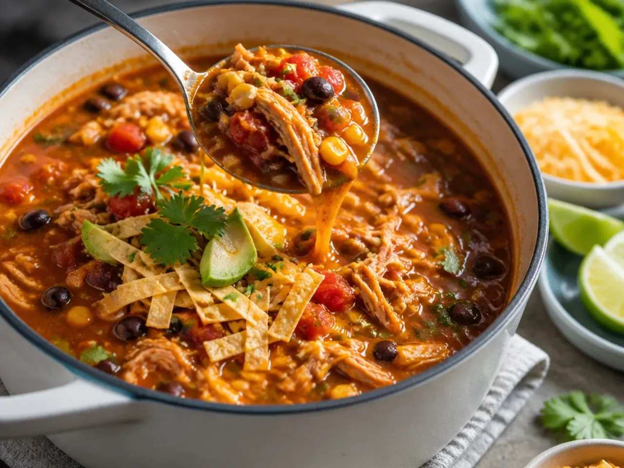best chicken tortilla soup recipe recipe step 7