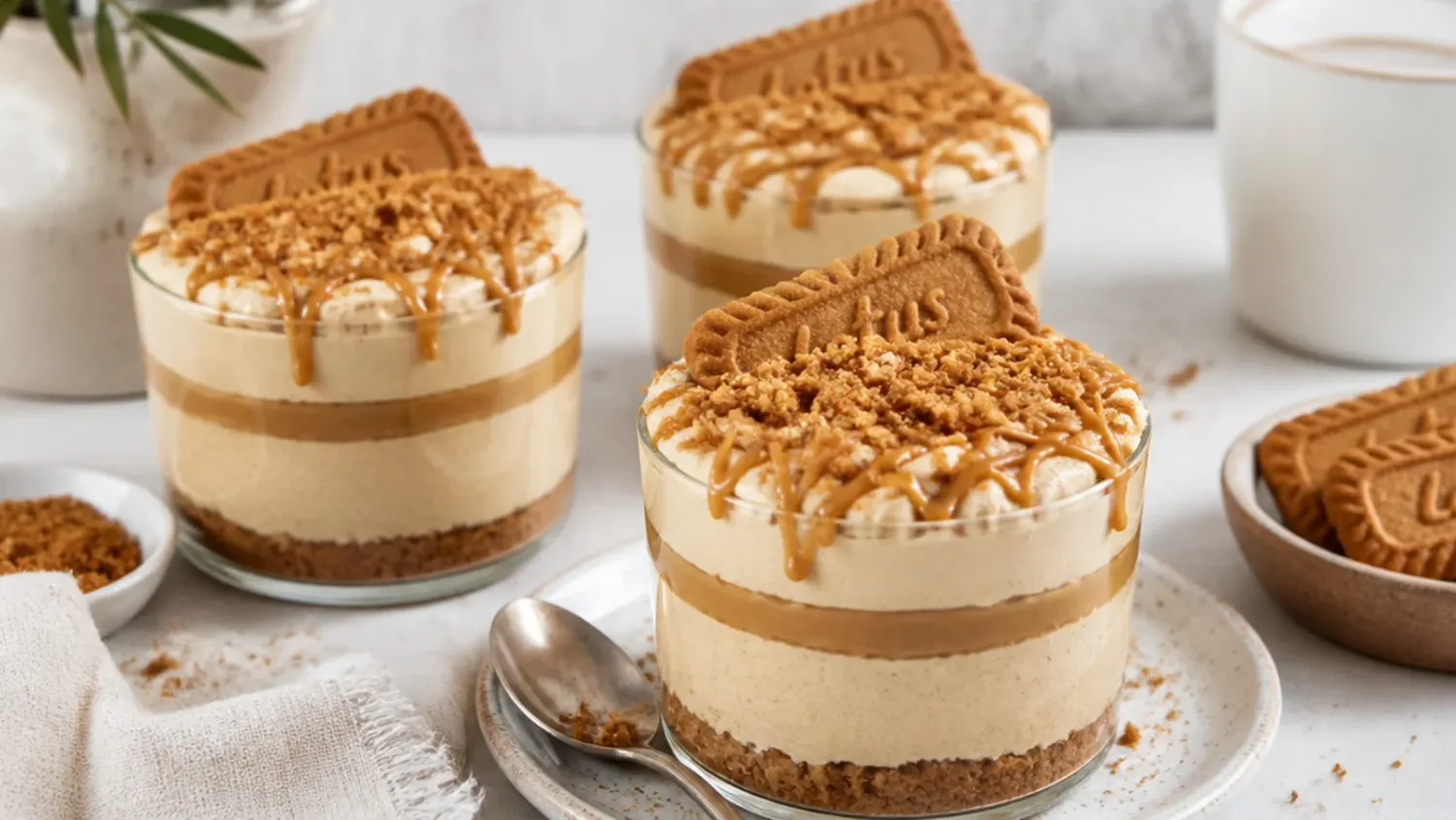 biscoff cheesecake cups — 20 Easy Biscoff Cheesecake Cup Ideas