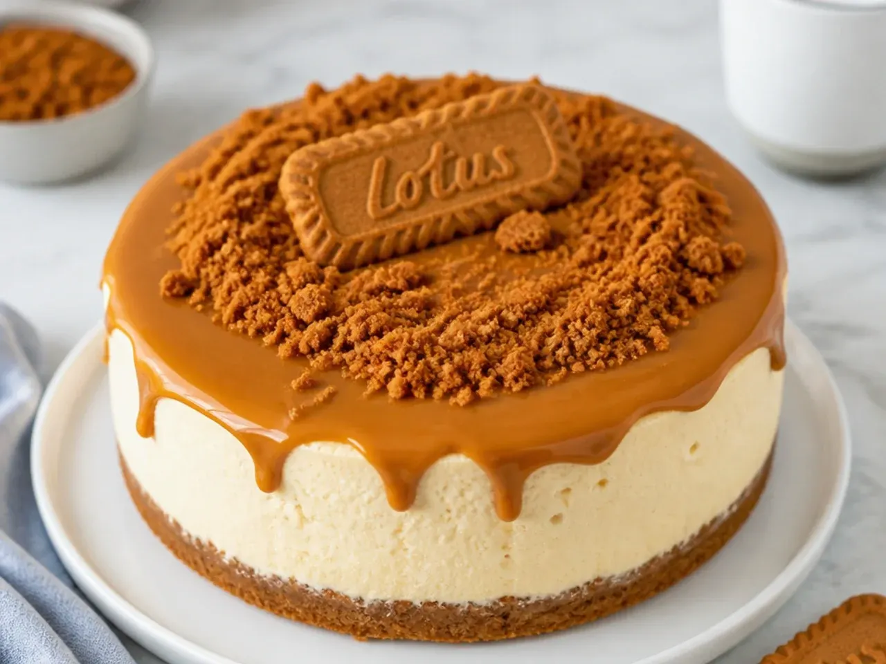 biscoff cheesecake designs — five-minute smooth-and-crumb finish