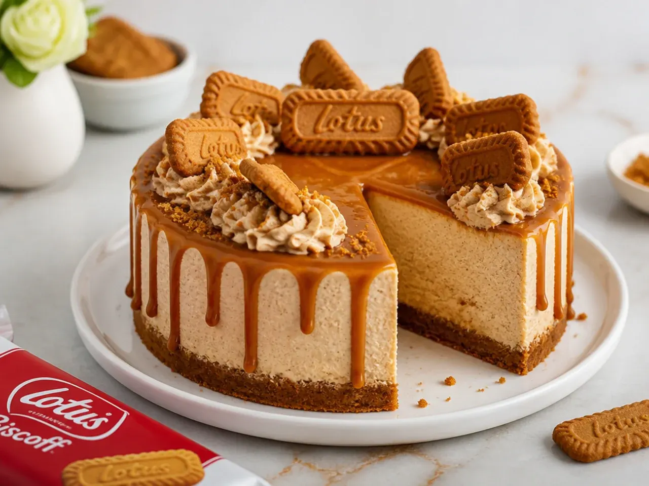 biscoff cheesecake designs — serving suggestions