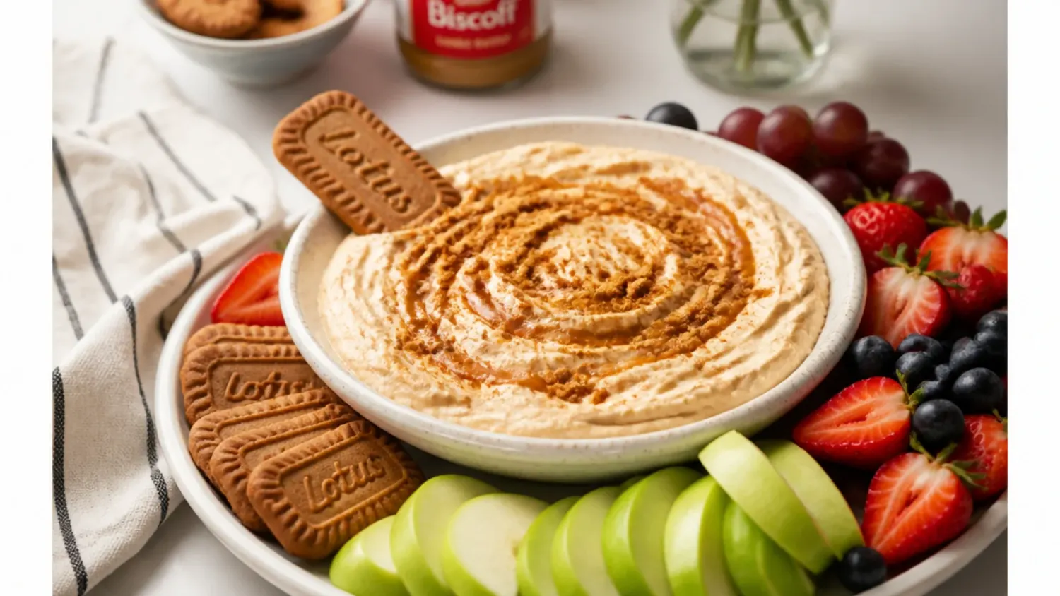 biscoff cheesecake dip — 20 Easy Biscoff Cheesecake Dip Ideas