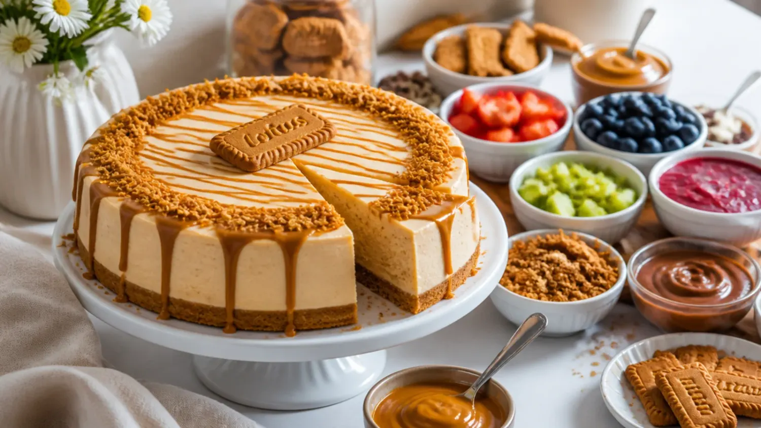 biscoff cheesecake toppings — 15 Creative Biscoff Cheesecake Toppings