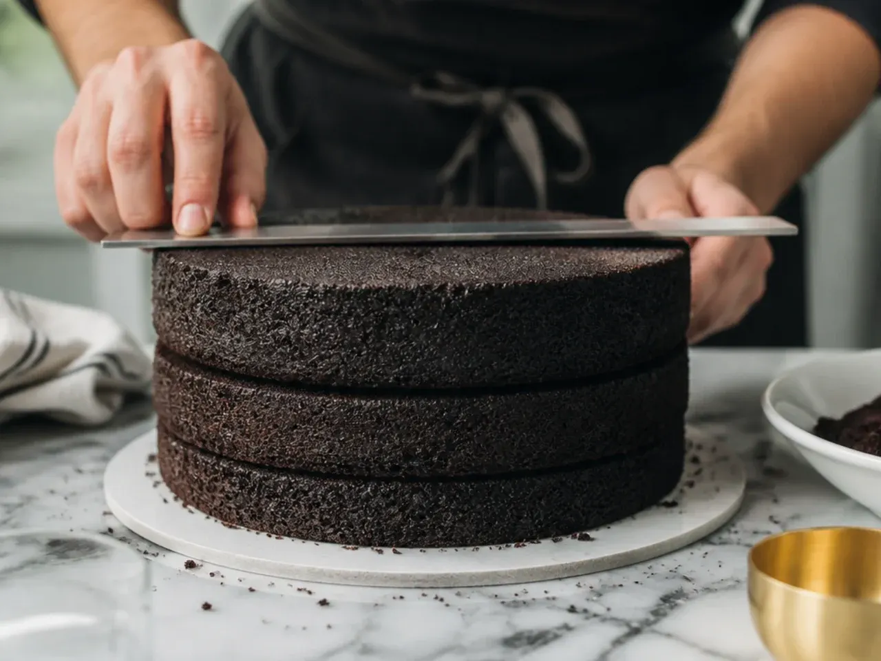 black and gold cake ideas for men recipe step 5