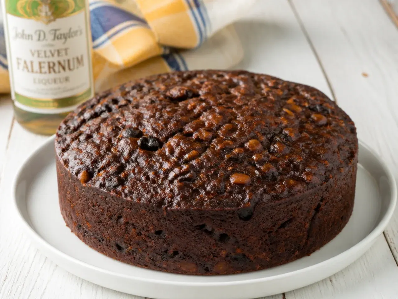 Bajan great cake, a Barbados black cake recipe flavored with falernum