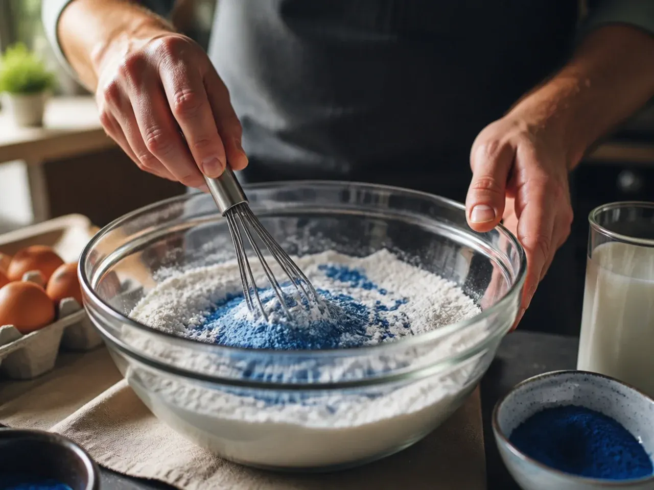 blue cake ideas for men recipe step 2