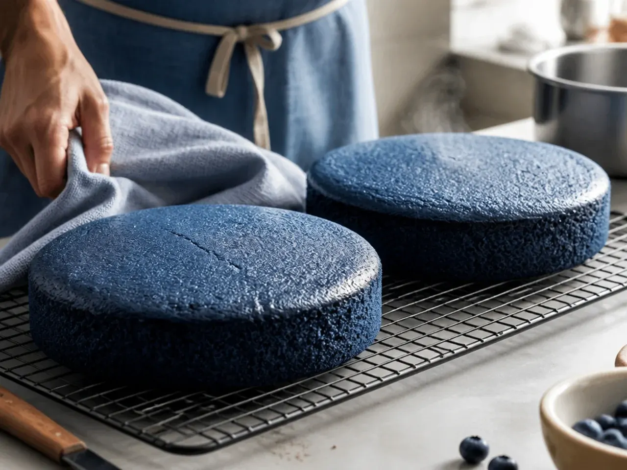 blue cake ideas for men recipe step 5
