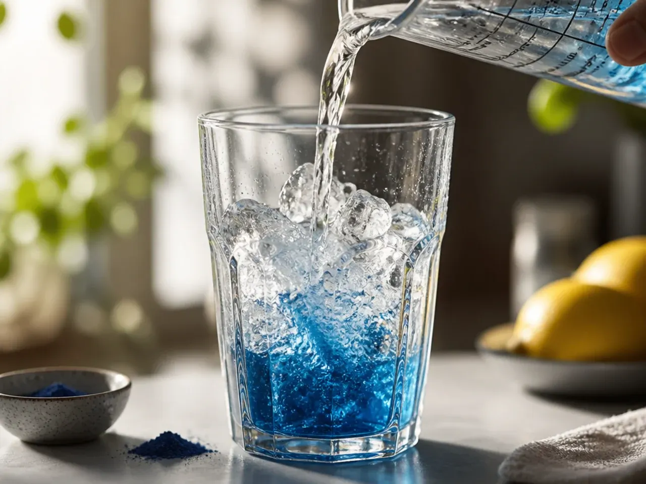 blue drinks non alcoholic recipe step 3