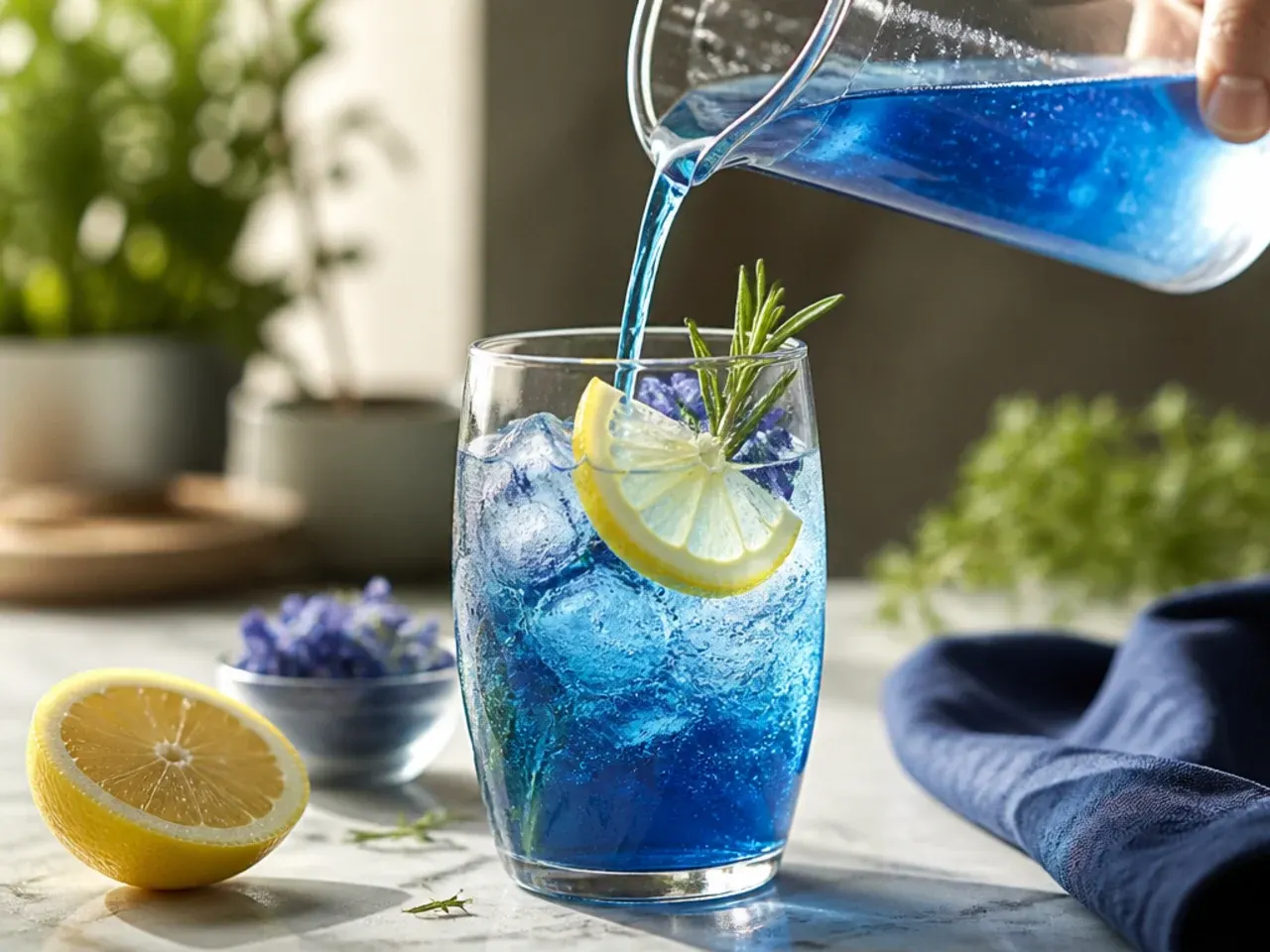 blue drinks non alcoholic recipe step 6