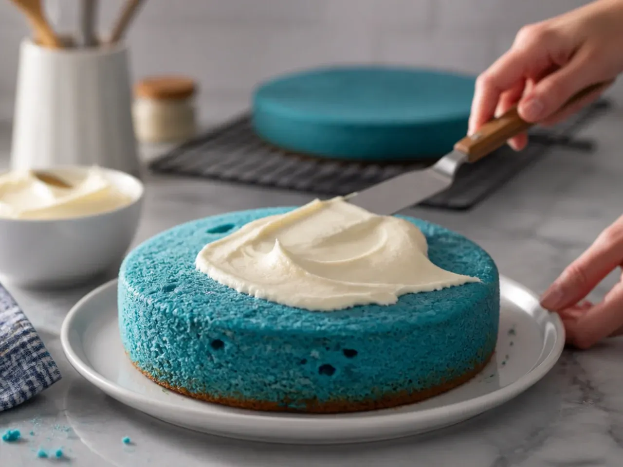 bluey birthday cake ideas recipe step 5