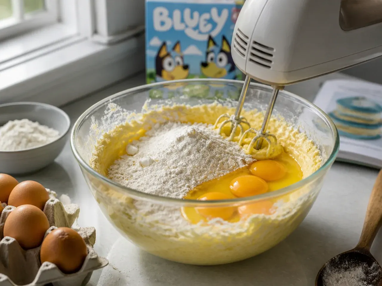 bluey buttercream cake ideas recipe step 3