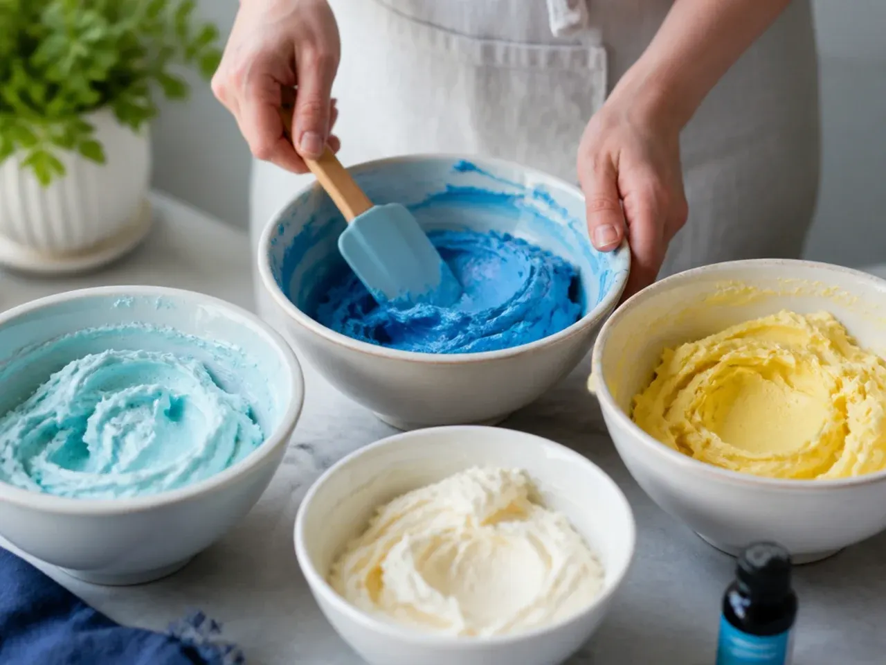 bluey buttercream cake ideas recipe step 7