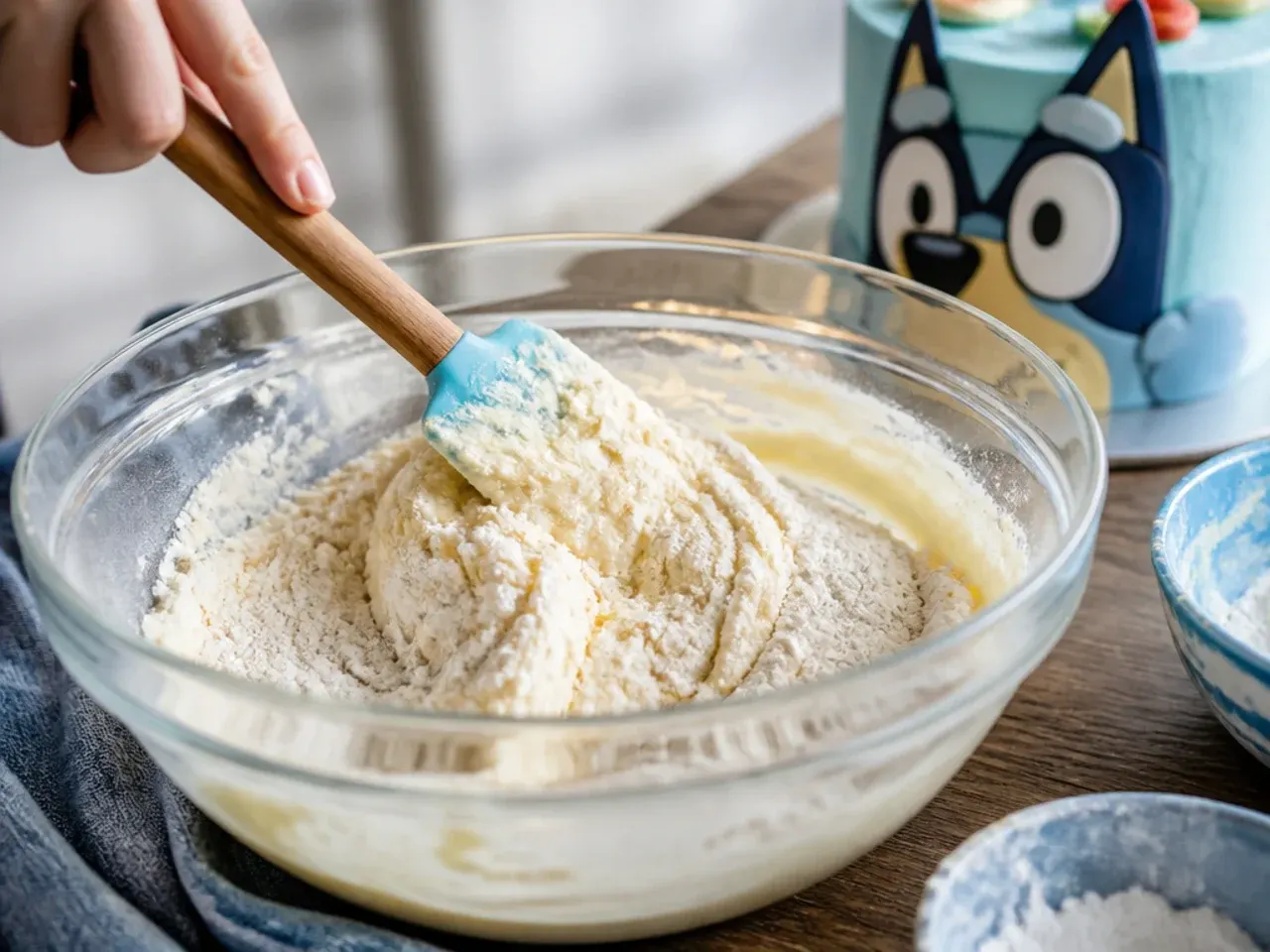bluey cake ideas birthday recipe step 4