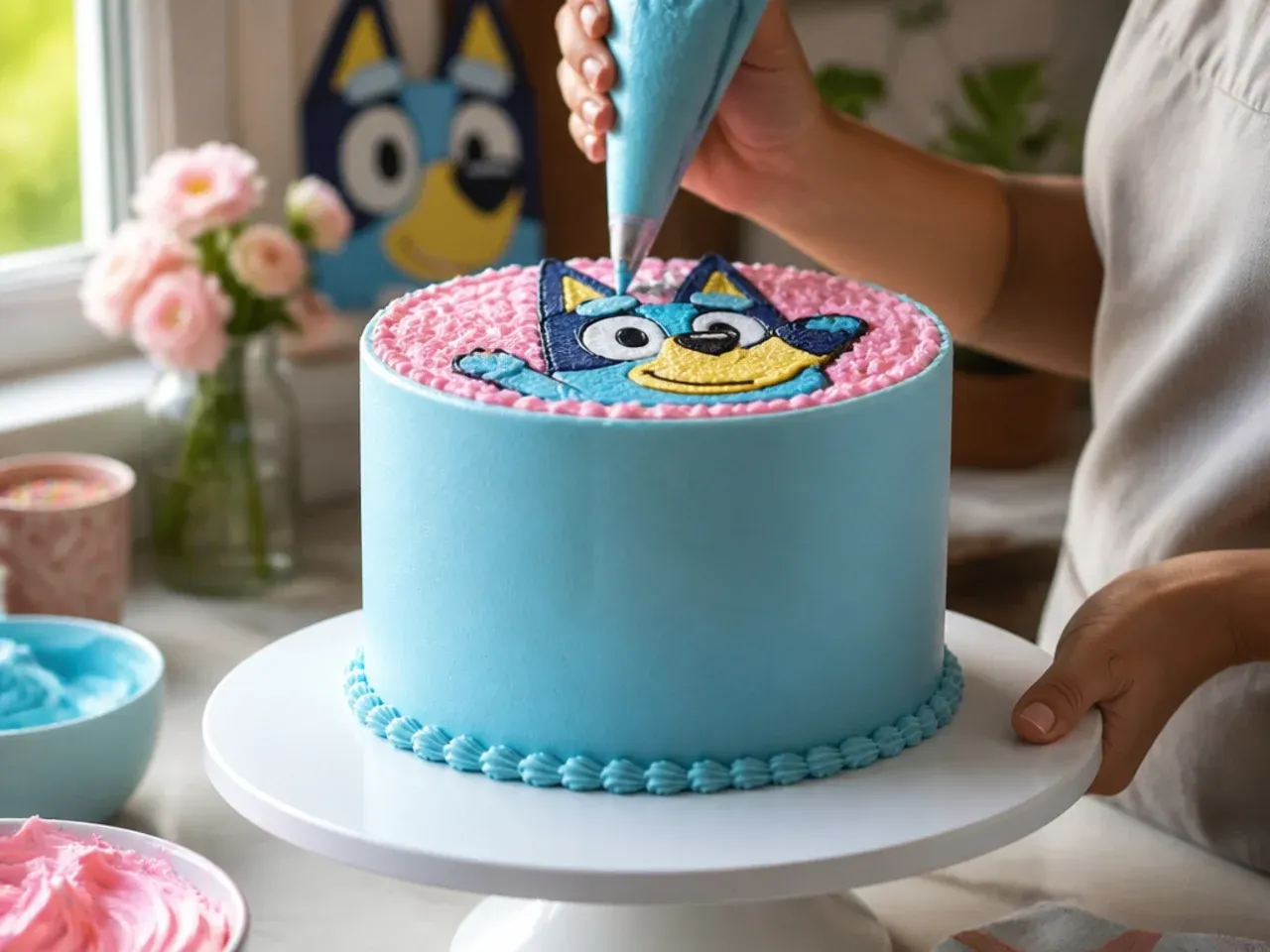bluey cake ideas for a girl recipe step 7