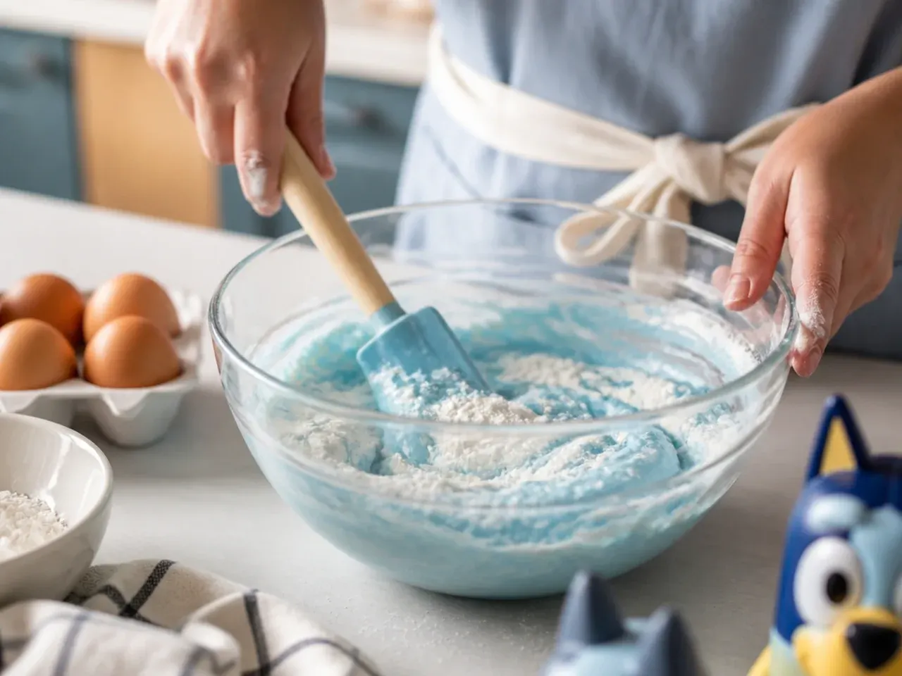 bluey cake ideas recipe step 4