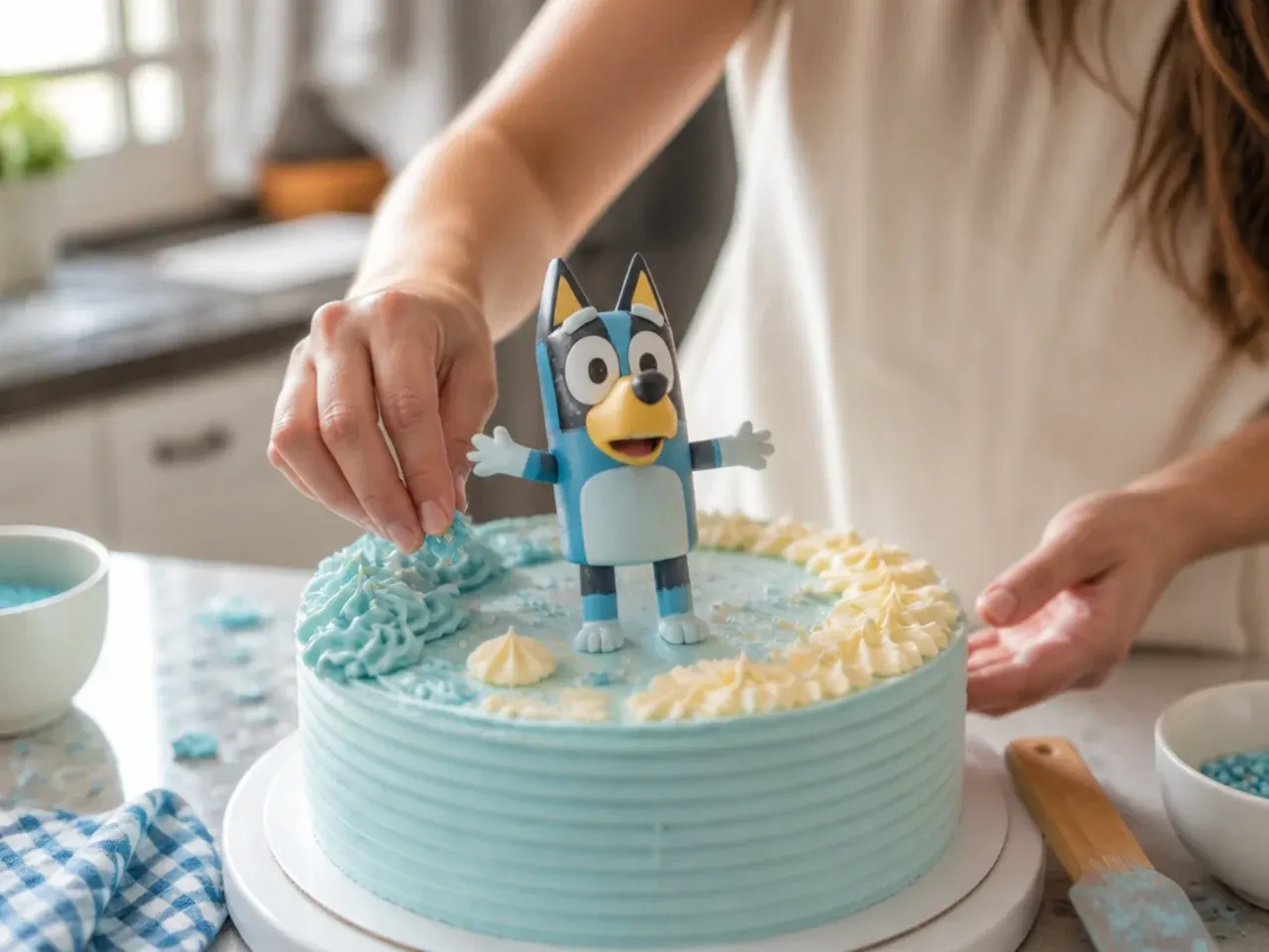bluey cake ideas recipe step 7