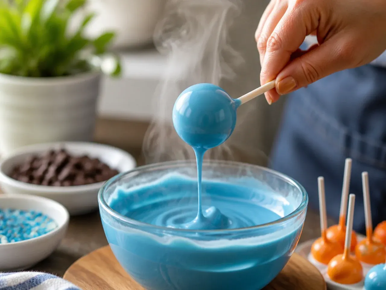 bluey cake pop ideas recipe step 5