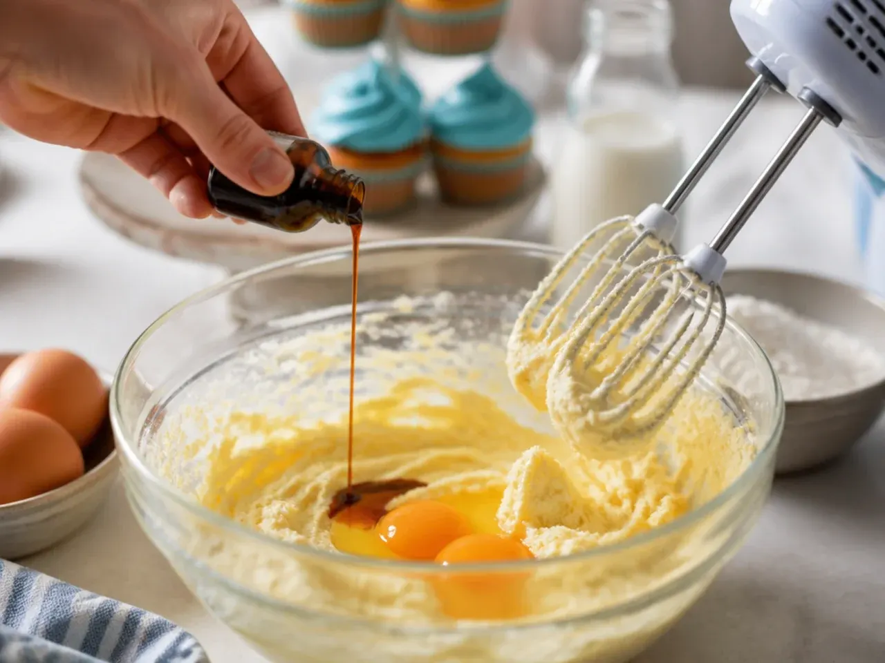 bluey cupcake cake ideas recipe step 3