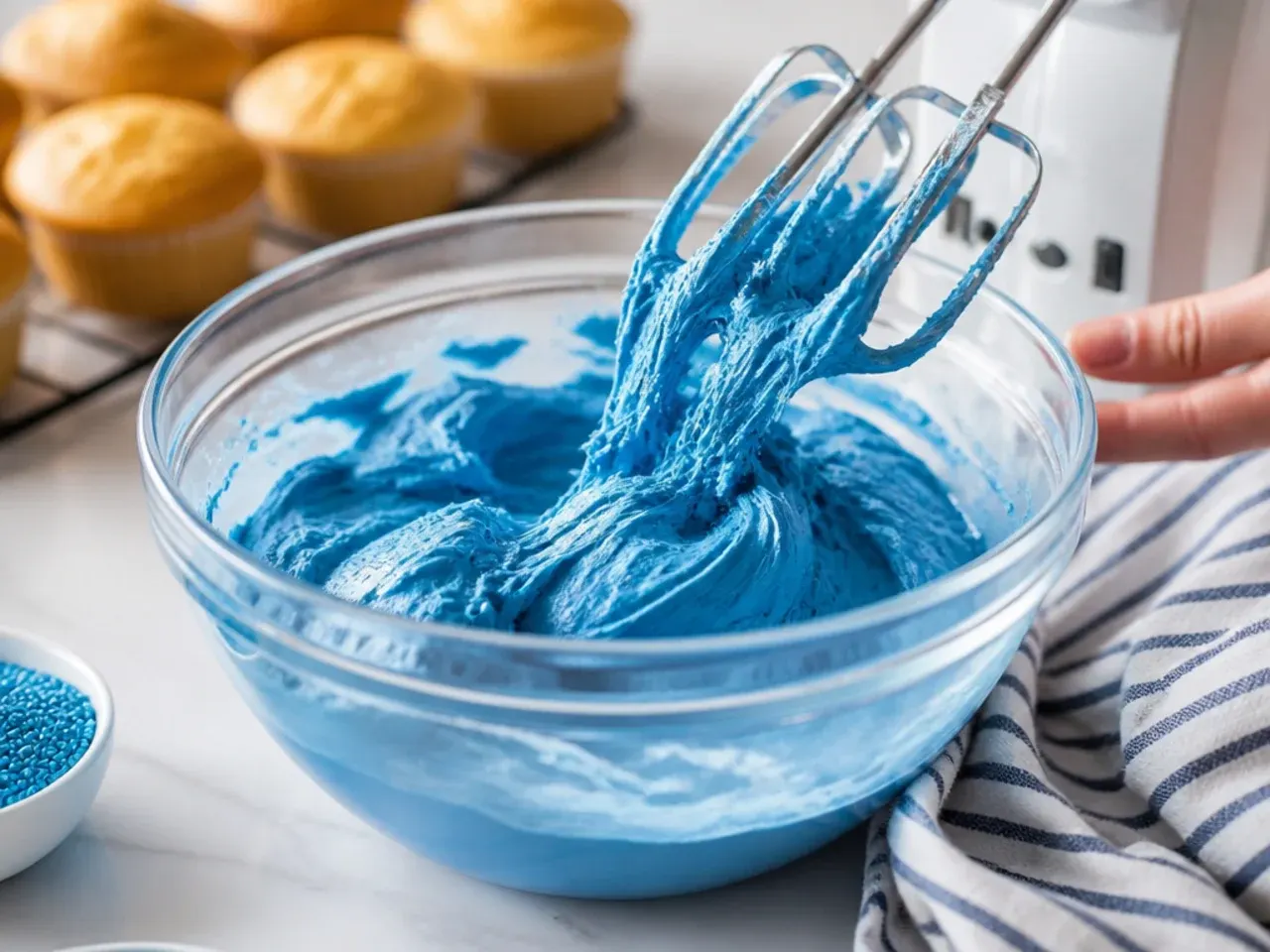 bluey cupcake cake ideas recipe step 6